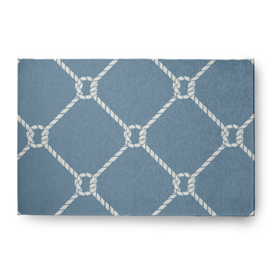 Tapis intérieur / extérieur gris foncé Strissel