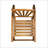 Durable Acacia Wood Rocking Chair With Retractable Footrest For Outdoor Relaxation And Comfort-294846692