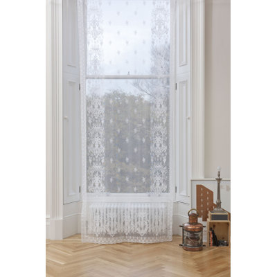 Behrend Cotton Blend Sheer Curtain Single Panel