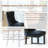 Contemporary Velvet Counter Height Bar Stools (Set of 2)-101693805