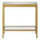 Alexis Glass Top End Table