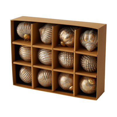 12 Piece Presence Ball Ornament Set