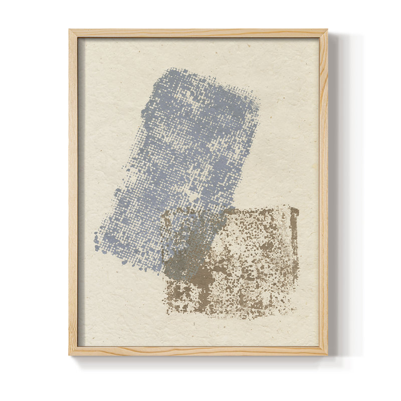Embellished Scrim I Framed Print - Solid Wood, 11" H x 9" W