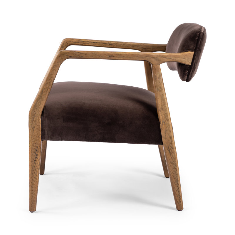 Tyler 22" Armchair, Surrey Cocoa Performance Velvet
