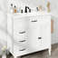 Meuble-lavabo de 36 pouces avec lavabo, armoire de salle de bain Ã  tiroirs-1707593621