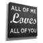  «Loves» par Erin Clark, art mural sur toile, 37 po x 37 po-1747698777