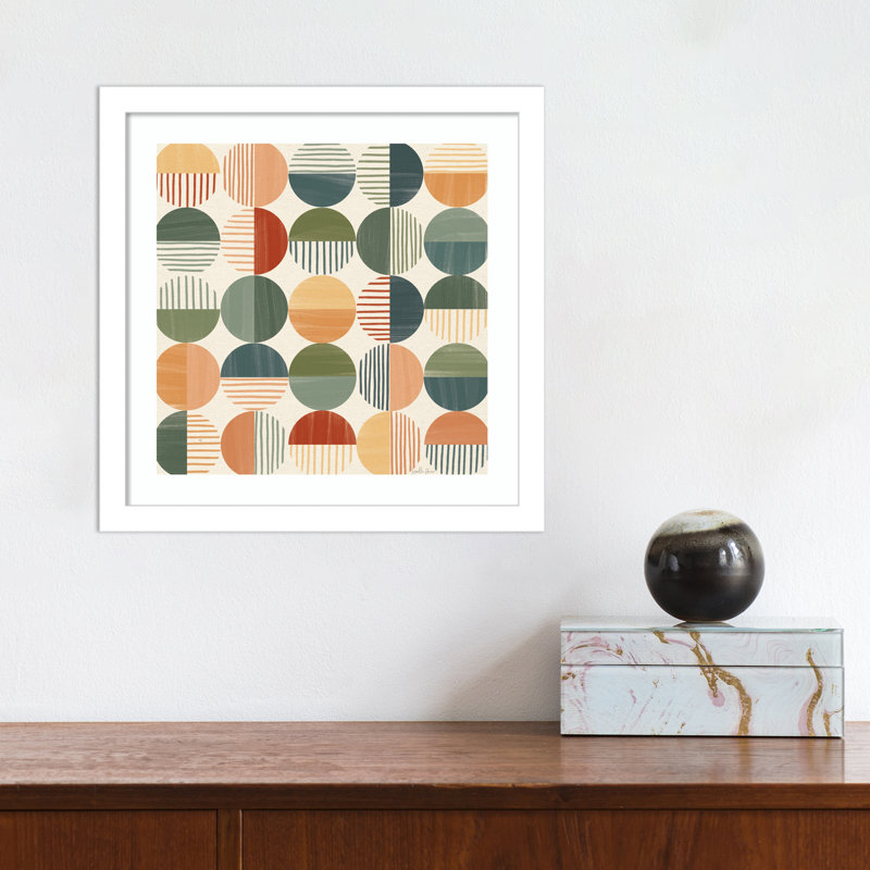 Born To Roam Pattern II, 13" H x 13" W x 1" D, White