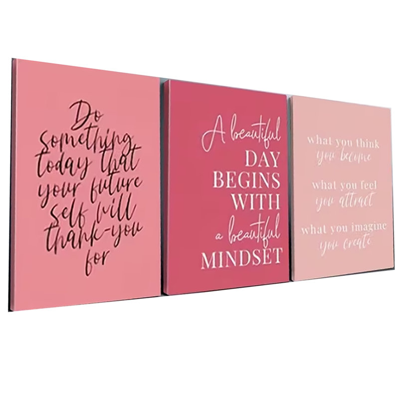 3 Piece Wrapped Canvas Print, 40 cm H x 90 cm W
