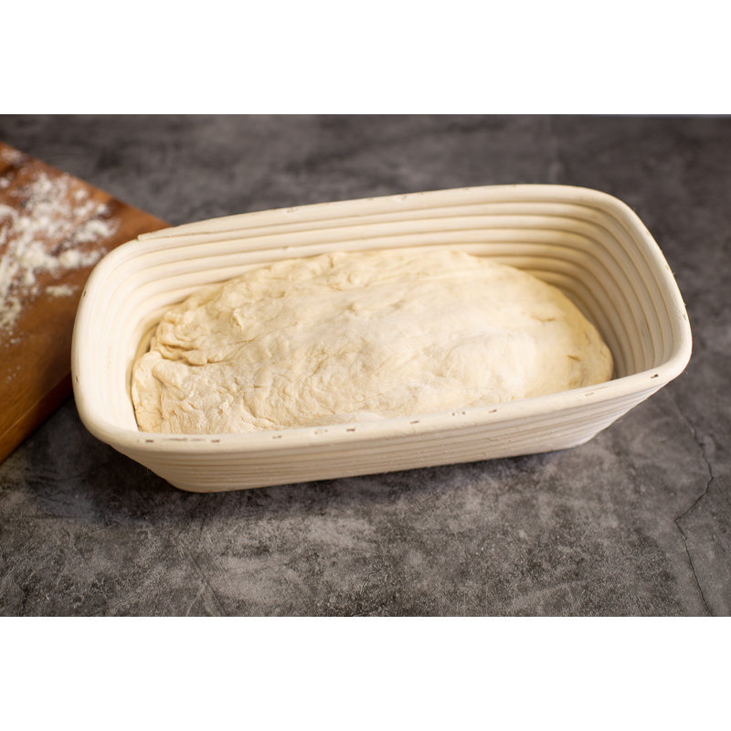 Frieling Brotform Natural Cane Bread Pan, Rectangle 12" x 5.5" 