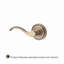 Curve Single Dummy Door Lever with Traditional Round Rose-22037202-35371936