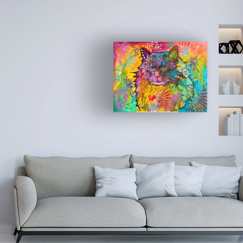 Art sur toile de Dean Russo Max Coon, H 14 po x l 19 po