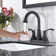 Centerset 2-handle Bathroom Faucet with Drain Assembly