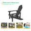 Chaise Adirondack Ionie Hips résistante aux intempéries-1809952421