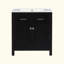 Meuble-lavabo de 30 po avec lavabo en céramique, armoire de salle de bain simple moderne avec 2 portes et une tablette, portes à fermeture douce-1154995111