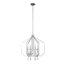 Suspension Barcelona Crystal - 4 lumières - 45,7 cm (L) x 61 cm (H) - Argent Transcend-463395162