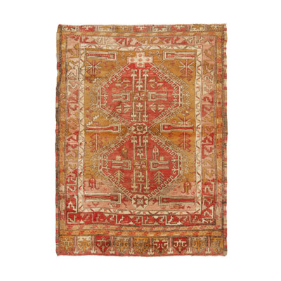 One-of-a-Kind 4'3" X 5'10" Hand Knotted Area Rug
