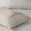 Housse de couette en coton biologique à boutons, format King/King - Douceur naturelle