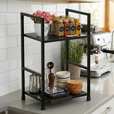 23.5 cm W Iron Storage Rack