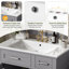 Meuble-lavabo 30 po avec lavabo en céramique-84099708