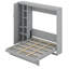 Lit escamotable mural avec tablettes Murphy-1355837140-1355837139