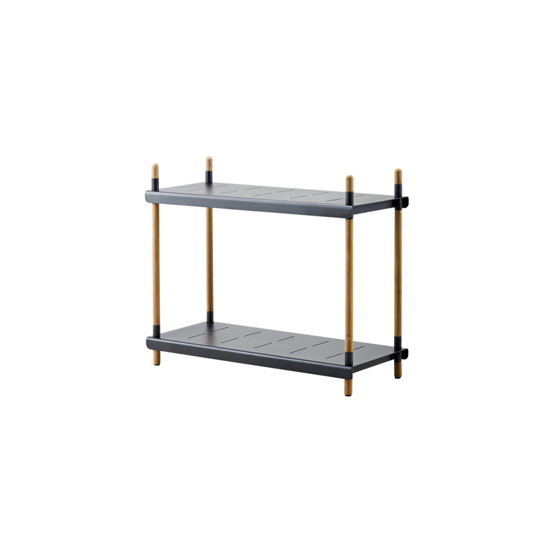 Frame Shelving Unit, 33.1" H x 39.4" W x 16.6" D, Lava Gray