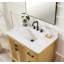 Meuble-lavabo de salle de bain avec tiroirs, tablettes réglables, boîtier de centrale électrique intégré-753087019