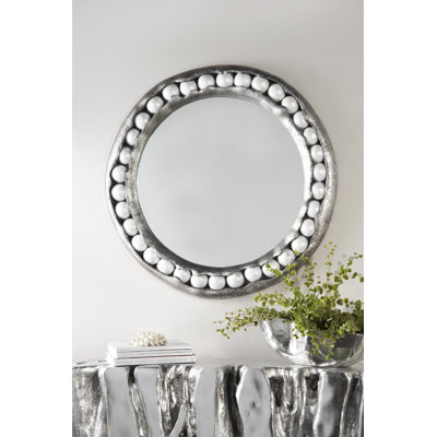 Miroir perle, rond