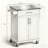 Rolling Kitchen Island with Stainless Steel Top, Storage Drawer, Spice Rack, and Towel Holder for Efficient Food Prep and Organization.-1305769497
