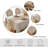 Rustic Cotton Linen Table Cloth,Tablecloths For 6 Foot Rectangle Tables,Waterproof Washable Tablecloth With Tassel Rectangle/Oblong, 55''X 86'', 6-8 Seats,Coffee Lines-255570023