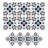 12 In. X 12 In. Vinyl Peel And Stick Backsplash, Wall Tile For Kitchen And Bathroom, Multi-colored (10 Sq. Ft.)