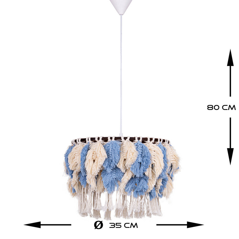 1 - Light White Unique/Statement Pendant