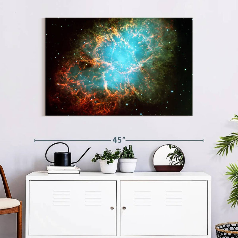 Oberle Blazing Crab Nebula, 26" H x 39" W
