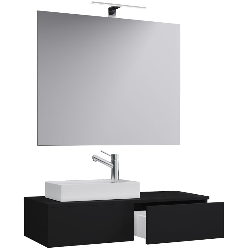 Anacani Bathroom Furniture Suite, Black
