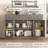 Lovern 55.1'' W 4-Door Sideboard with 3 Drawers, Interchangeable Doors, Close-Out Sales-822976264