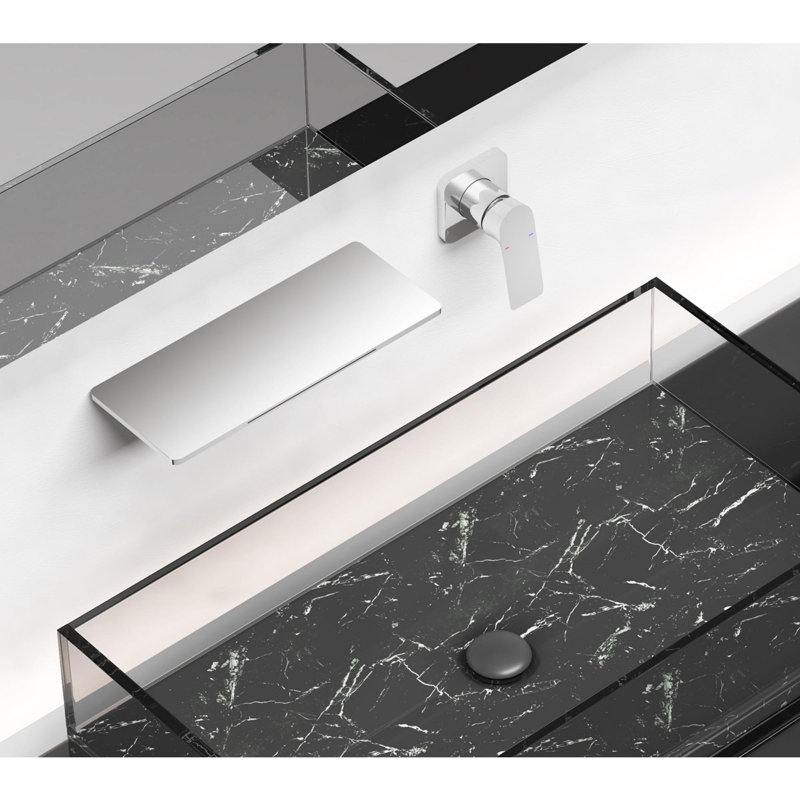 Robinet de lavabo monotrou pour salle de bain, Chrome chrome