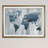 Textural World Map - Picture Frame Print-31992108-33960037