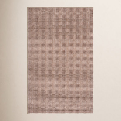 Hand-Loomed Plaid Performance Rug