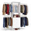 80" Tall Modular Armoire Organizer with 3 Drawers