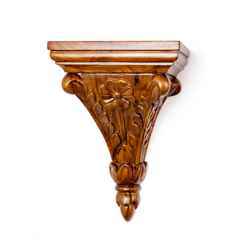 Teak Accent Shelf