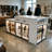 94.5"W Large Kitchen Island Double Side