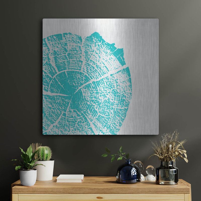 «Aqua Slice» par Linda Woods, H 24 po x l 24 po