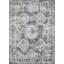 Tapis oriental bleu / crème en polypropylène tissé à la machine Aralynn-1891438166