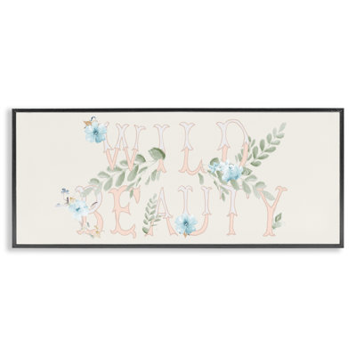 Wild Beauty Florals Framed Giclee, design by Patricia Pinto