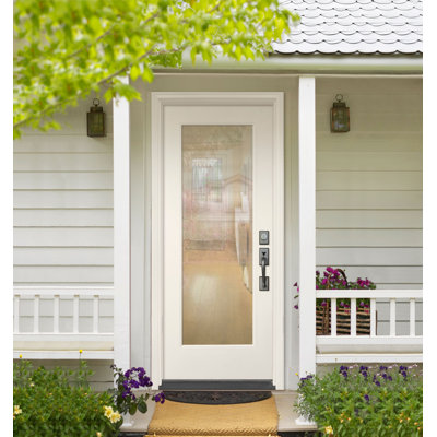 Full Lite FiberCraft Front Door
