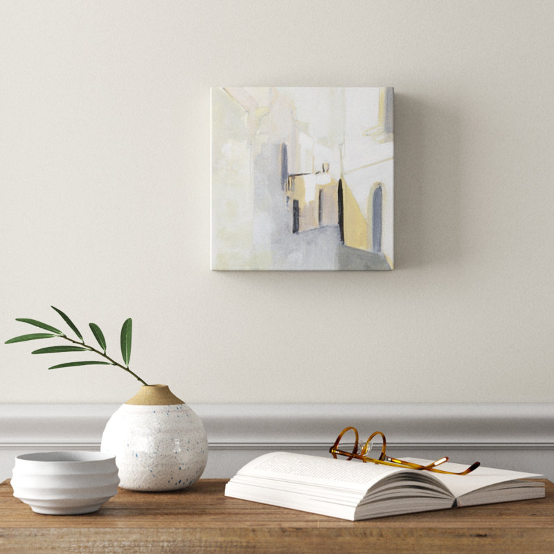 Pausa II, peinture sur toile, H 10 po x l 10 po x P 1,5 po, Toile tendue