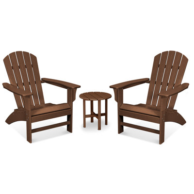 TREX Outdoors Yacht Club 3-Piece Adirondack Set