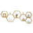 6 Piece Hexagon Floating Shelf-180538249