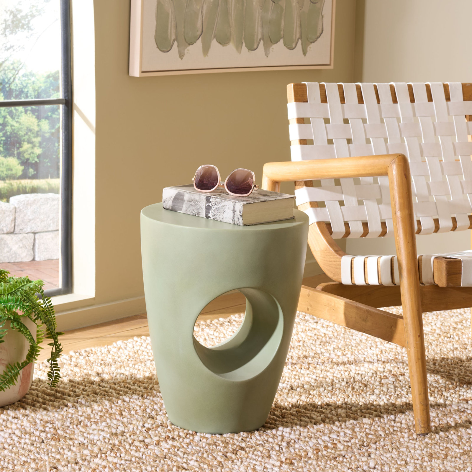 Avoriaz End Table, Sage