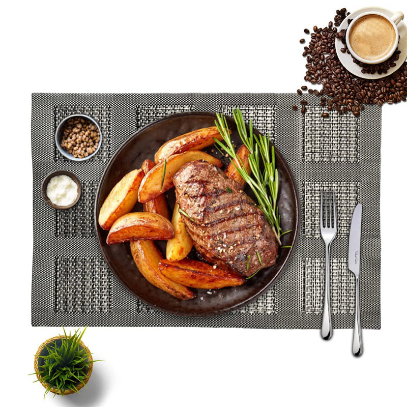 Napperons Robs pour la maison et la cuisine, Gris