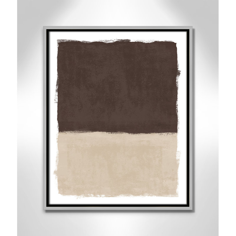 «Brownie Sundae I Print» par Natalie Carpentieri, Flottant argenté, L 17,5 po x H 21,5 po